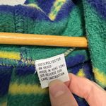 Vintage NY 10018 Fleece Sweatshirt Size Large Green Photo 3