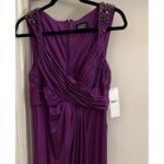 Adrianna Papell Collection Purple Long Formal Maxi Dress 10P 10 Petite New NWT Photo 3