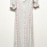 We Wore What NWT Puff Sleeve Floral Midi Dress Photo 6