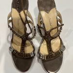 Veronica M Women's Veronica Pewter Sandals Heels Limited Edition - Size‎ 8. Photo 0