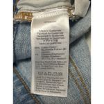 Madewell  Blue Frayed Raw Hem High Waist Cut-Off Denim Jeans Bermuda Shorts 26 Photo 4