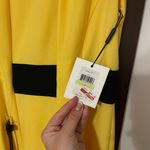 Calvin Klein Yellow Colorblock Dress Photo 3