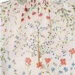 Joie 💕💕 Shima Smocked Ruffled Dress ~ Chiffon Mock Neck Floral Print Medium Photo 6