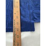 Habitat Clothes to Live In Shirt Womens Medium Blue Stripe Crinkle Lagenlook Photo 7