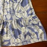 Gap  Blue Floral Sleeveless Sundress Soft Knit Size Medium 💚🍄 Photo 5