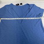 MICHELLE by Commune Blue Tunic Tee Swing Dress with Strappy Detail Size Medium Photo 5
