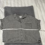 Everlane Evereve Size XL Sophia Linen Resort Shirt Photo 10