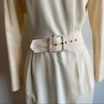 Alex de Bolzan sz 6 Vintage buttoned back belted 100% pure wool dress Photo 3