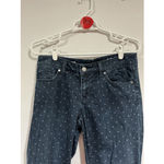 Gap 1969 Always Skinny Jean Size Womens 4 Polka Dot Blue Denim Low Rise Stretch Photo 1