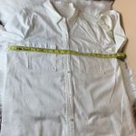 Treasure & Bond  Cream Pear Long Sleeve Button Down Size Medium Slim Photo 4