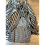 Nanette Lepore  Skirt Sz 0 Midi Chic‎ Festival Sheer Lined Black Event Formal USA Photo 6