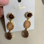 Kate Spade  Perfectly Imperfect Linear Earrings, Berry-multi, NWT $68 Photo 1
