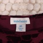 Sundance  Delicate Senses Velvet Tee Burgundy Red Sz Extra Small Photo 5