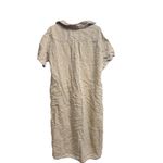 Hartford Alternative Classics 1979 100% Linen Tunic Button Down Dress Size Small Tan Photo 0