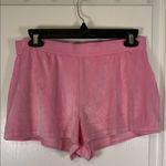 Juicy Couture  Big Bling Velour Track Shorts Pink Lemonade Size Med EUC #2879 Photo 0