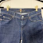 7 For All Mankind Womens Cropped Skinny Rolled Up Jeans Size 26 (27x18) Photo 2