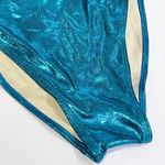 Private Party NEW S M Palm Tree Patches One Piece Swimsuit Metallic Bathing Suit Photo 7