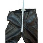Free People  faux leather black pull on pants sz 4 Photo 6