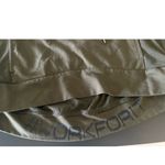 Jessica Simpson Women's Green Eyelet Sweatshirt Top Hooded Long Sleeve Small Photo 6