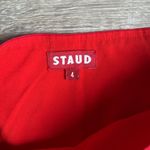 STAUD Red Poplin Stretch Photo 7