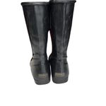 Sperry  Top-Sider Black Quilted Rubber Waterproof rain Boots Women's Shoes 10 Photo 2