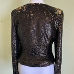 Walter Baker  Keisha Black Gold Sequin Jacket Photo 3