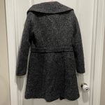 SOIA & KYO  Leila Black Charcoal Wool Coat Size Small Photo 4