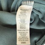 Michael Stars  Lucinda Ribbed Midi Dress Women's Small Blue Tank Ruched Slit NWOT Photo 13