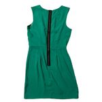 Topshop Emerald Green Midi Draped Back Zip Dress Size 6 Photo 2