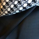 Myne Silk black and white houndstooth skull skater dress size 0 Photo 7