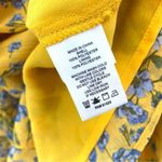 CeCe Yellow Flowy Floral Print Babydoll Dress Photo 12