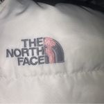The North Face  Women's Cream and Gray Puffer Jacket Photo 6