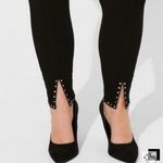 Torrid  Black Studded Bombshell Skinny High-Rise Jeans - New - Size 18 Short Photo 2