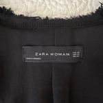 ZARA Fantasy Fabric Studded Boucle Tweed Blazer Jacket Women’s XS Black Photo 7