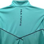 Huk Icon 1/4 Zip Pullover Shirt S Aqua Blue UPF Long Sleeve Performance Gorpcore Photo 3