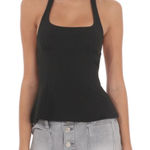 Lucy in the Sky  Black Halter Neck Women's going out top Photo 0