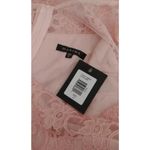 Barbiecore Pink Blush Lace Satin Sash Simply Devine Cocktail Dress by Marina Size 6 Photo 5