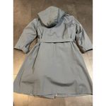 Vintage 90s London Towne Pale Blue Trench‎ Coat Overcoat Womens Size 10P Photo 8
