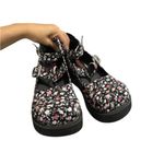 Demonia  Sprite Floral Platform Heart Mary Jane Shoes Photo 3