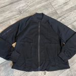 SheIn NWOT  Women’s Large Solid Plain Black Jacket w/ Zipper & Pockets Photo 1