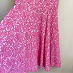 Maeve Claribel Jacquard Floral Pink Dress sz 8 Photo 8