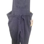 Wallflower Insta Chill Blue Knit Overalls Women’s‎ Small Athleisure Cozy Basic Photo 3