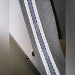 Harley Davidson  Sz S Gray Quarter Zip Knit Pullover Sweater Fair Isle Sleeve Photo 3