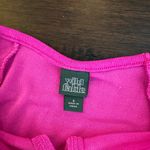 Wild Fable Pink Cut Out Short Sleeve Bodysuit Photo 2