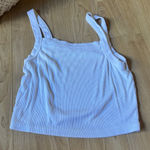 Storets  White Ribbed Camisole Top Photo 0