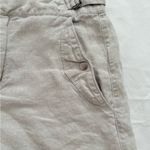 Athleta Women’s High-Waist Cream Linen Shorts Size 6 – Lightweight & Chic Photo 3