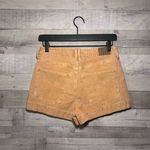 American Eagle  Tan Corduroy Super Stretch High Waisted Shorts Photo 3