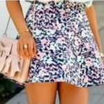Club Monaco Skirt Women 4 Pink Blue Floral A Line Skater Mini Boho Cottagecore Photo 0