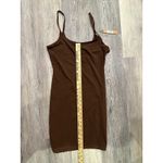 SKIMS  Fits Everybody‎ Slip Dress Short Cocoa Brown Sleeveless Kim Kardashian XL Photo 6