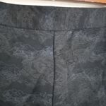 Amanda & Chelsea  14 Heavy Knit Black Paisley Print Pants Workwear Photo 7